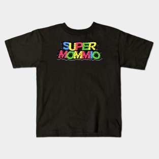 Super Mommio Funny Video Gaming Gifts for Mom Mother's Day Kids T-Shirt
